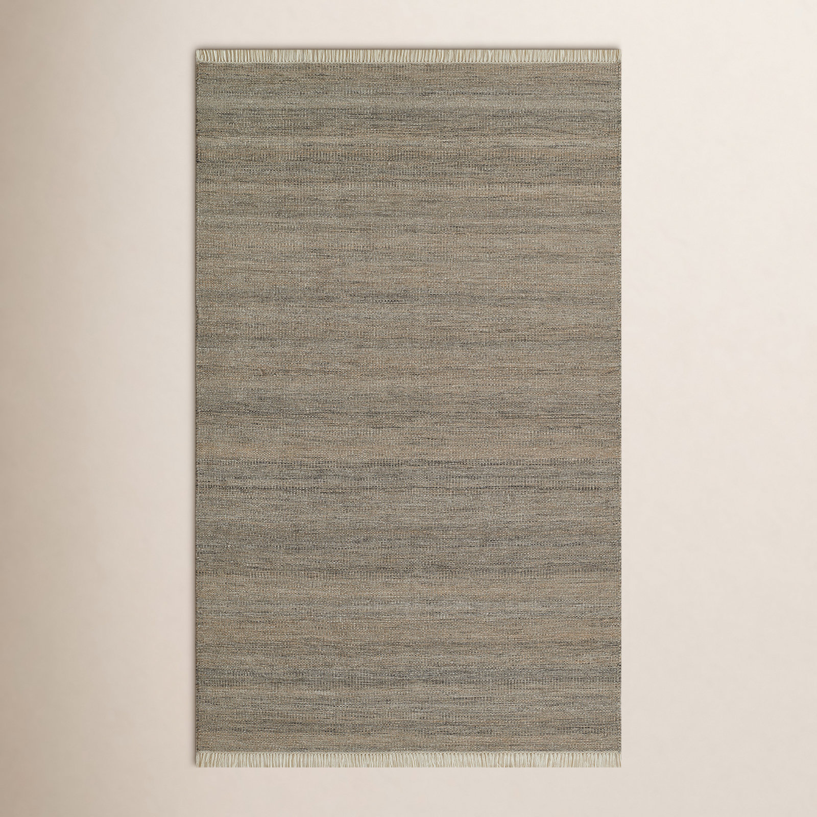 Cassandra Handmadewoven Area Rug in Gray, Rectangle 10' x 14'