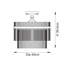 Geira Glass Semi Flush Mount