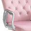 Chaise de bureau pivotante en polyester avec support lombaire, hauteur réglable, roulettes