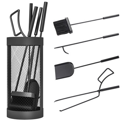 Fireplace Tool Set Broom