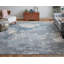 Oria abstrait contemporain, gris / bleu-417804950