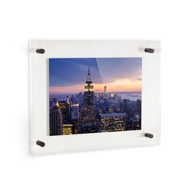 Acrylic Matte Floater Picture Frame