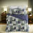 Reversible King Bedding Sets, Microfiber Rustic Farmhouse Home Comfort