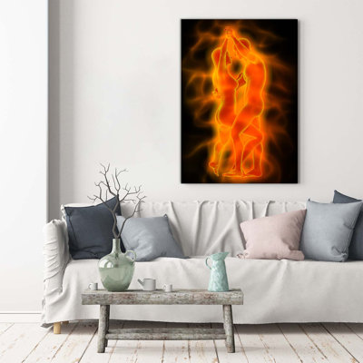 Dancing Couple - Wrapped Canvas Print