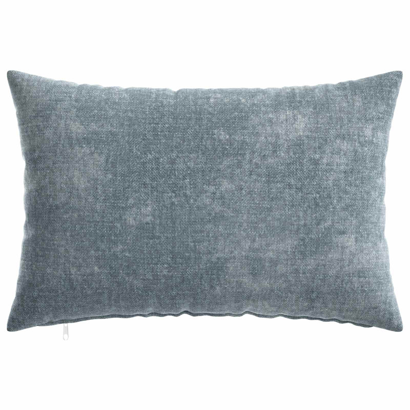  Cushion Cover HEERLEN Chenille Fabric Modern Pillow Decorative Case, 6, 50 cm W x 30 cm D, Light Blue