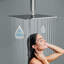 Tête de douche à pluie réglable en acier inoxydable-98430962