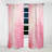 Gold And Pink Minimal Abstract River Iv - Traditional Velvet Curtain - Room Darkening - 1 Panel-107827056