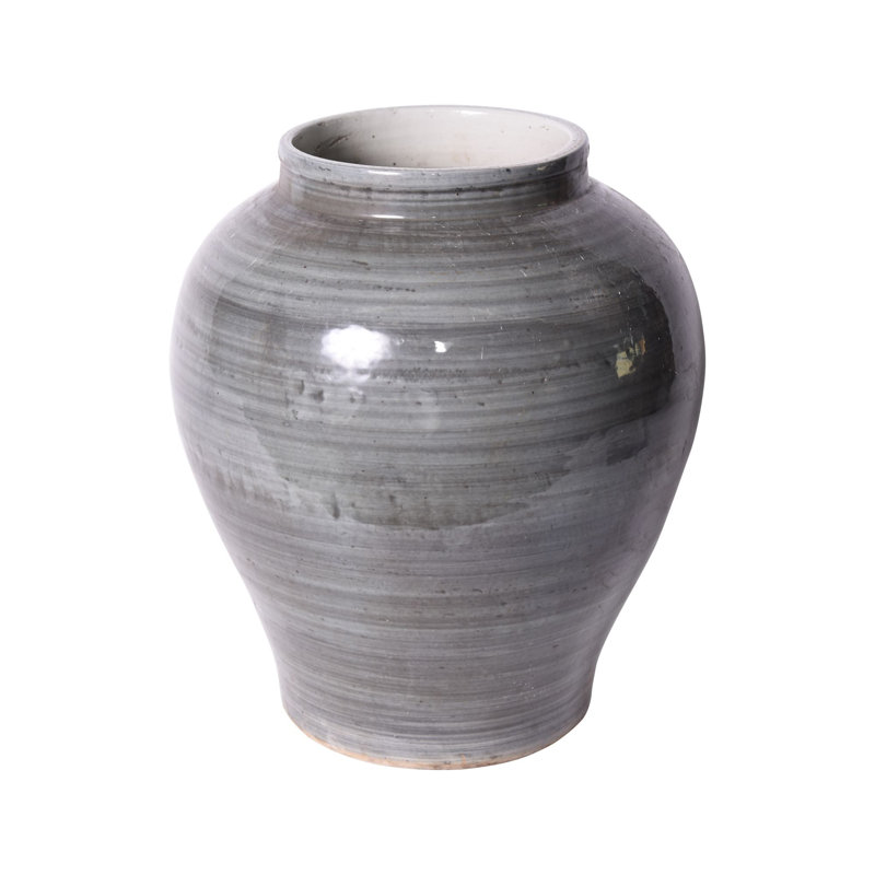 Handmade Table Vase, Gray