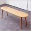 Banc de table en bois de chêne naturel pour salle à manger-964616883