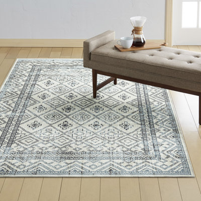 Tapis gris Jahnvi