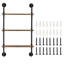 3 Piece Square Wood Floating Shelf