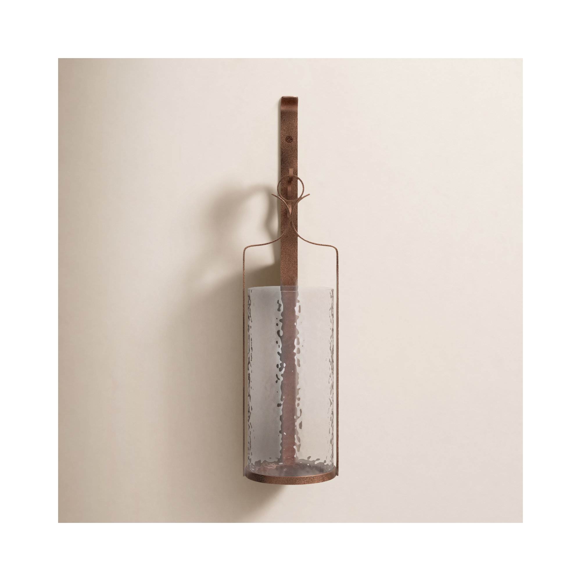 22.5" Glass Tabletop Wall Sconce