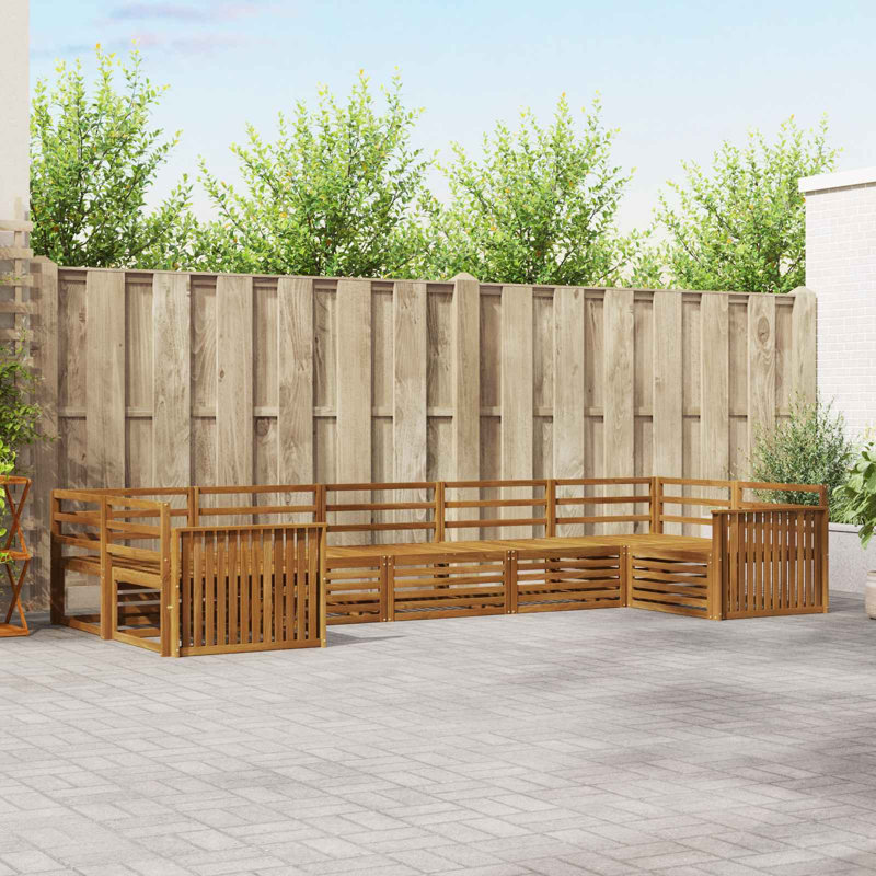 404cm Wide Patio Sectional Set