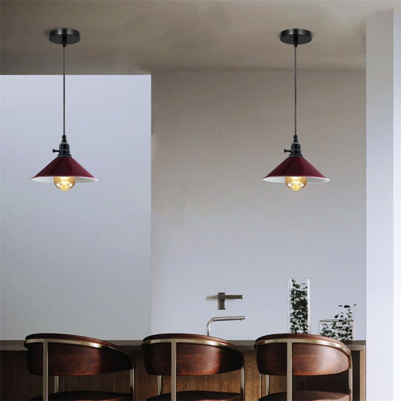 Gaige 1 - Light Pendant, Maroon