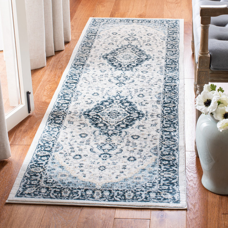Tapis oriental Delmer Performance, Tapis de couloir 2 pi 2 po x 9 pi