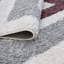 Moodi Modern Shaggy Area Rug Geometric Border Design-122009963-122425642