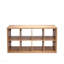 Étagère de rangement Smart Cube 8-Cube avec tablettes arrière ouvertes 2 x 4 étagères à livres pour bureau personnel couleur noyer-555474334