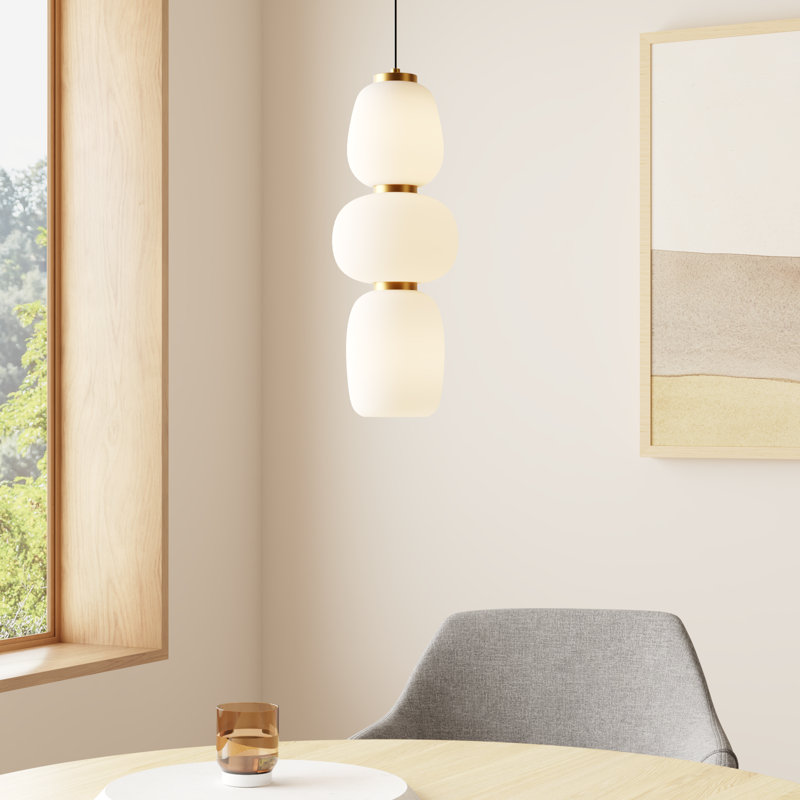 Kace 1-Light LED Geometric Pendant 