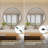 Bluetooth LED Round Mirror for Bathroom, Dimmable Light, 3000K/4500K/6000K Temperature, Anti-Fog, Memory Function, Black / Gold Aluminum Frame-483407262-485868532