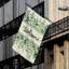 Green Leaf & Blue Berry Flag, 35 x 24 inch, for Home Decor