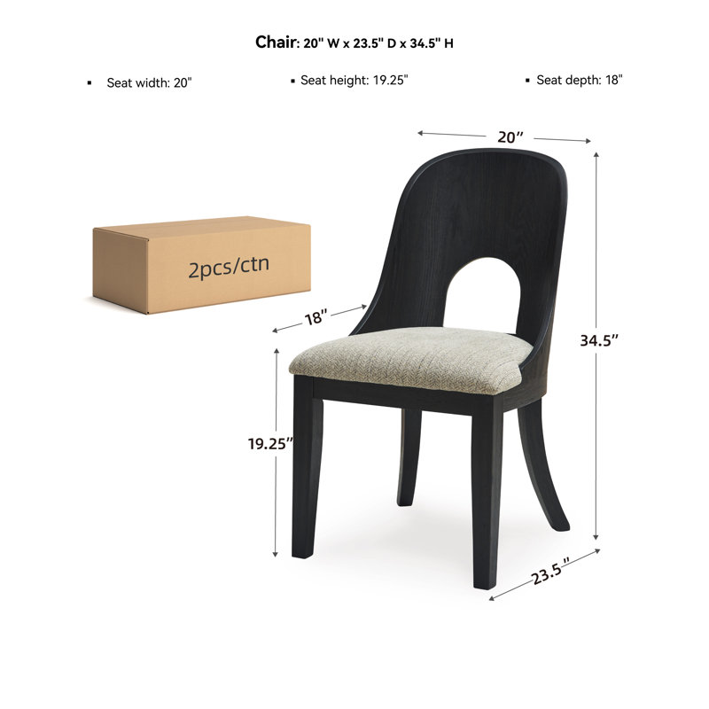 Rhoda 19.25'' H Upholstered Side Chair