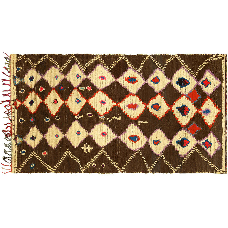 Vintage One-of-a-Kind Rectangle 4'7" X 8'3" Flatweave Area Rug