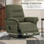 Fauteuil inclinable oscillant pivotant 35,4 po avec rangement latéral et chargement USB-133006859