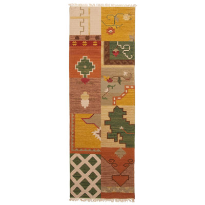 Himes Multi Colour Kilim 2'10" x 8'5"