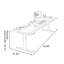 Bureau rectangulaire brun en bois massif-1494321128