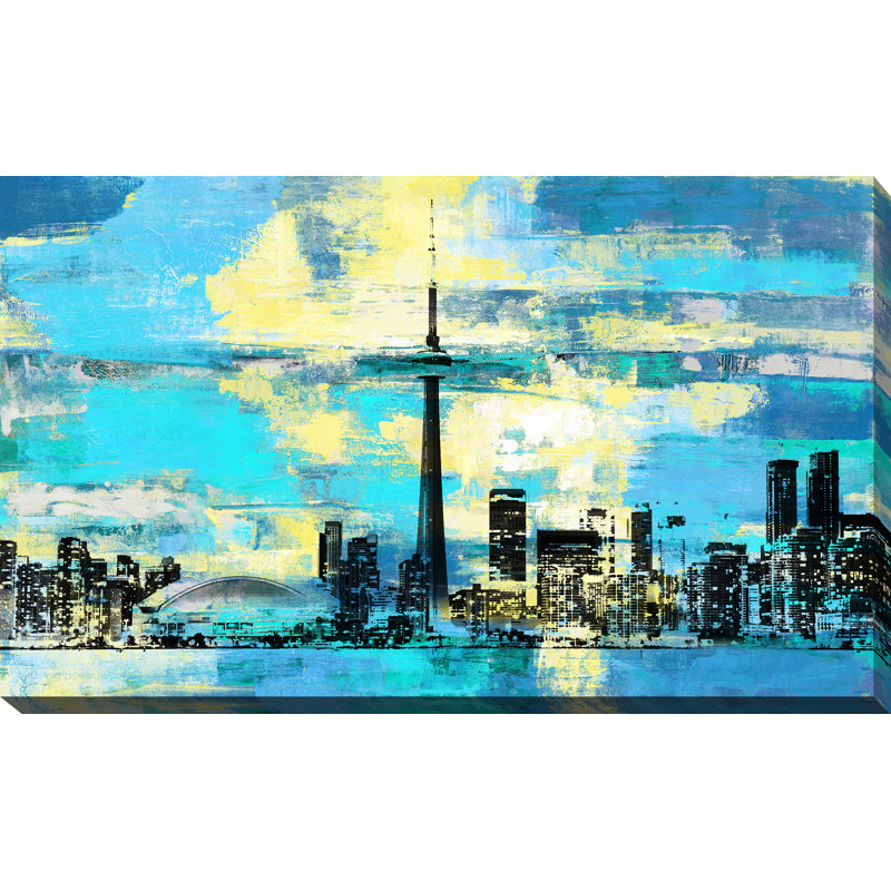 Toronto IV - Print on Canvas, 18" H x 30" W