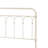 White Full Bed with Spindle Headboard