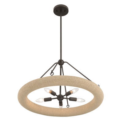 Luminaire suspendu 5 lumières 24 "Aeris