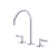 Amahle™ Widespread Lavatory Faucet with C-Spout
