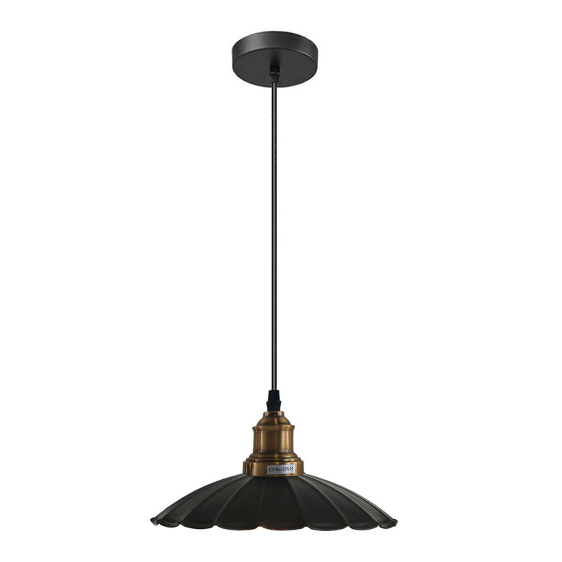 Brashear 1 - Light Black Single Pendant
