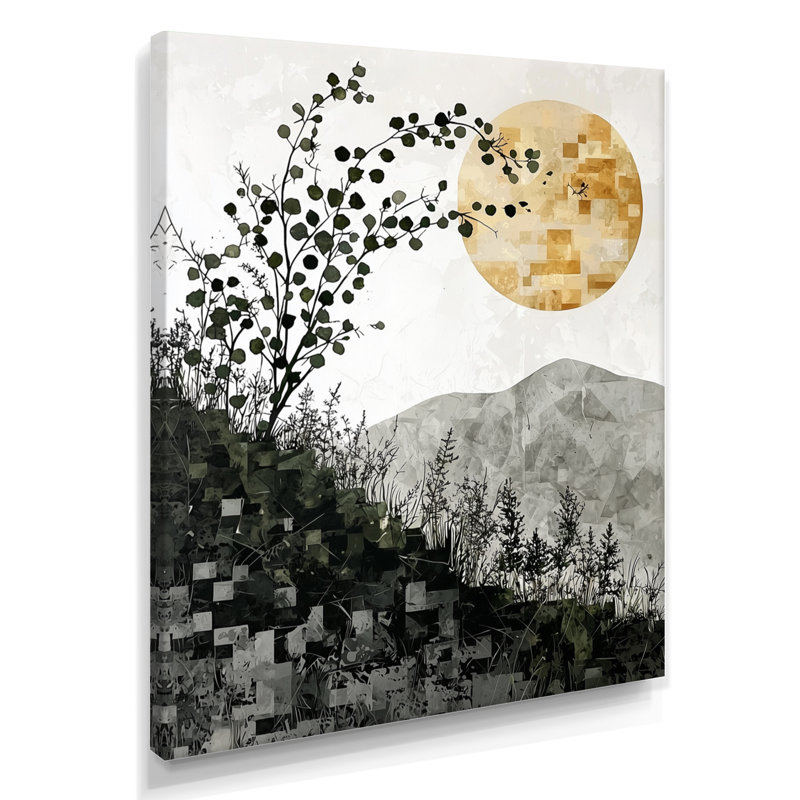 Goldean - impressions murales florales, H 32 po x l 24 po, Toile tendue, Ne s’applique pas