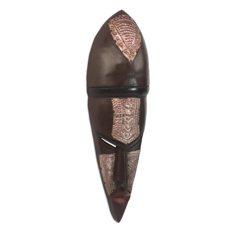 Masque en bois «Man from the Stars»