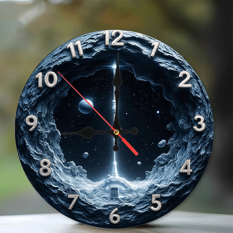 Horloge de cheval colorée_2