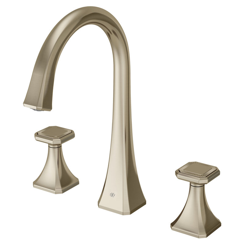 Belshire High Spout Widespread Bathroom Faucet, Brushed Nickel