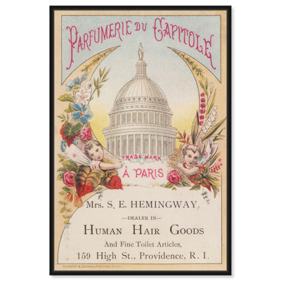 «Parfumerie du Capitole», affiches rétro sur toile par Art Remedy
