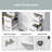 35.5 " Single Bathroom Vanity Base