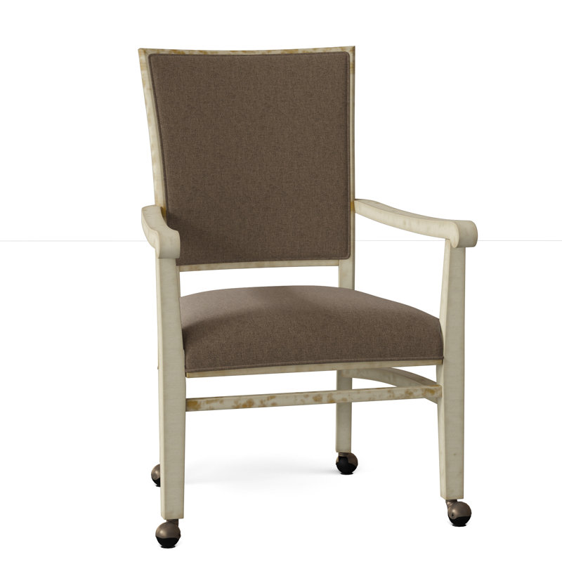 Chaise avec accoudoirs Selby, 8789 Écorce, Espresso