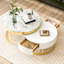Table basse gigogne moderne avec tiroirs Modern