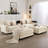 Cottie 4-piece Corduroy Upholstered Sectional-96766408