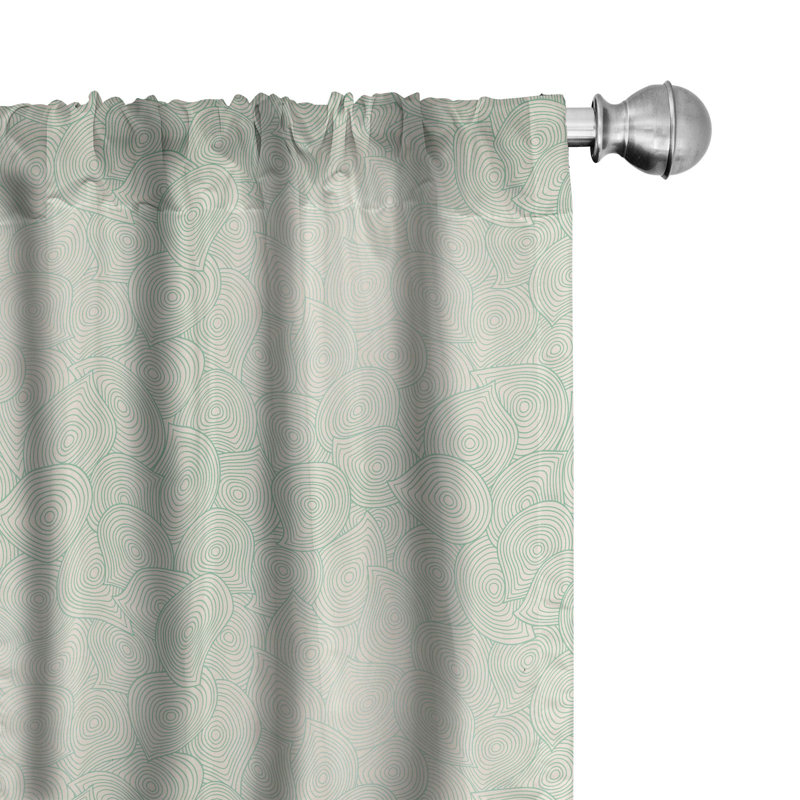 Semi-Sheer Rod Pocket Sliding Panel, 28" x 84"