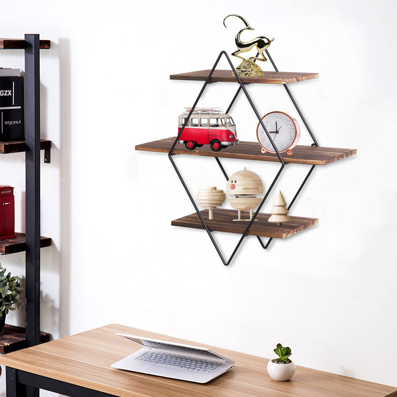 Lorenza Diamond Floating Shelf