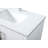 Everett 30'' Single Bathroom Vanity with Engineered Marble Top-147789322