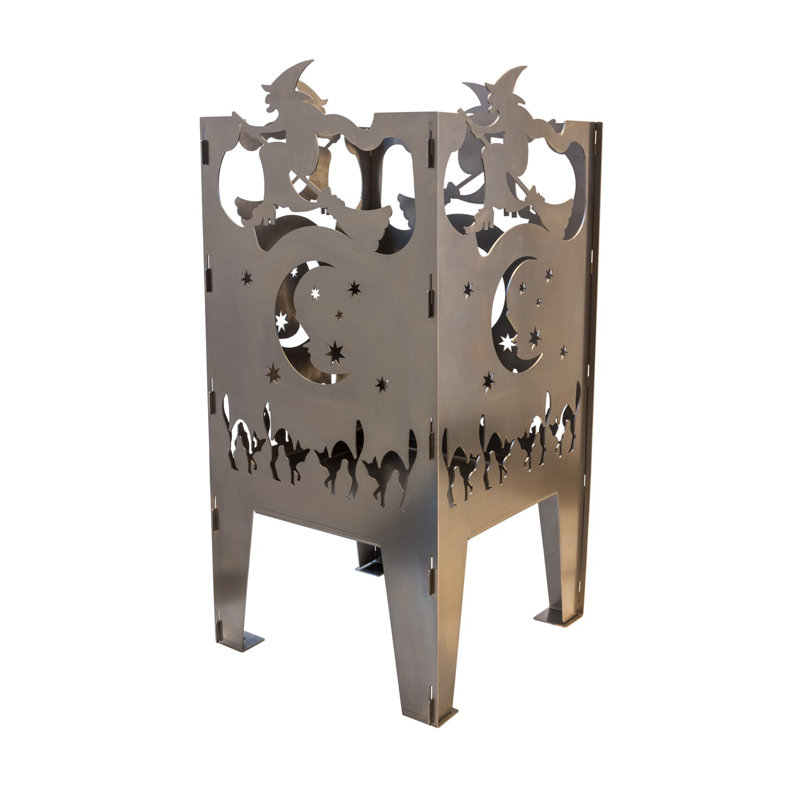 Square Steel Wood Burning Smokeless Fire Pit