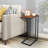 C-Shape End Table Foldable