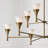 48" W x 35" H 10-Light Two-Tier Chandelier in Mystic Luster with Soft White Glass