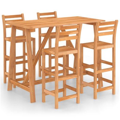 Antonne 4 Seater Bar Height Dining Set